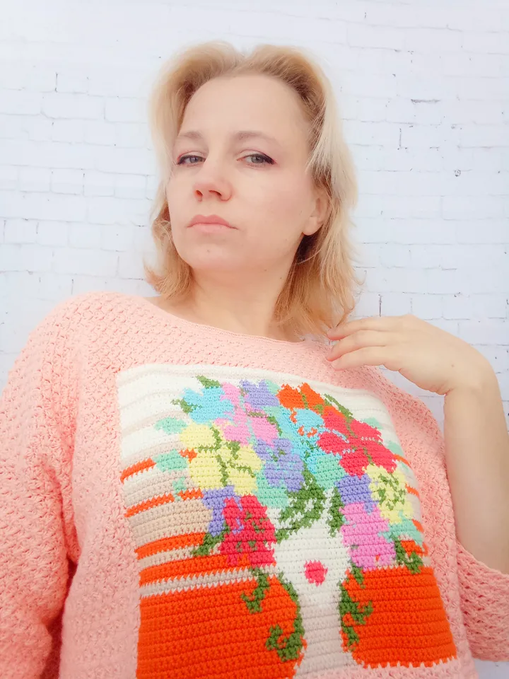 Oversized Sweater Ada Crochet Pattern