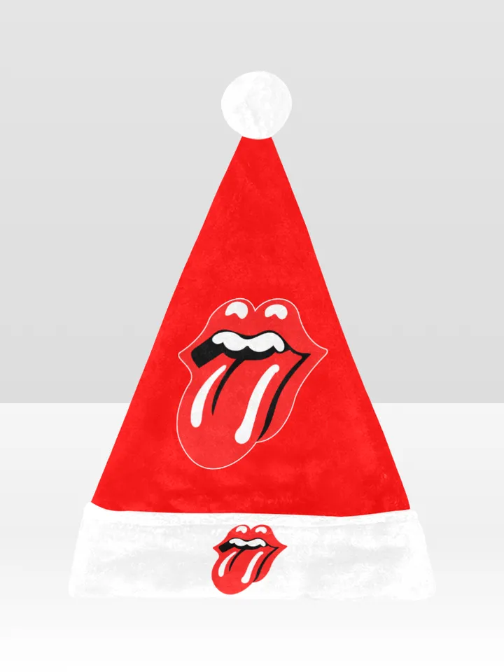 Rolling Stones Santa Hat