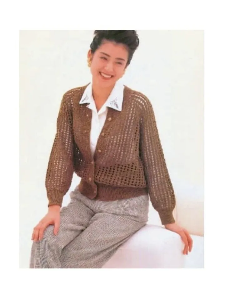 Cardigan crochet pattern, mesh cardigan crochet, women cardigan crochet pattern pdf
