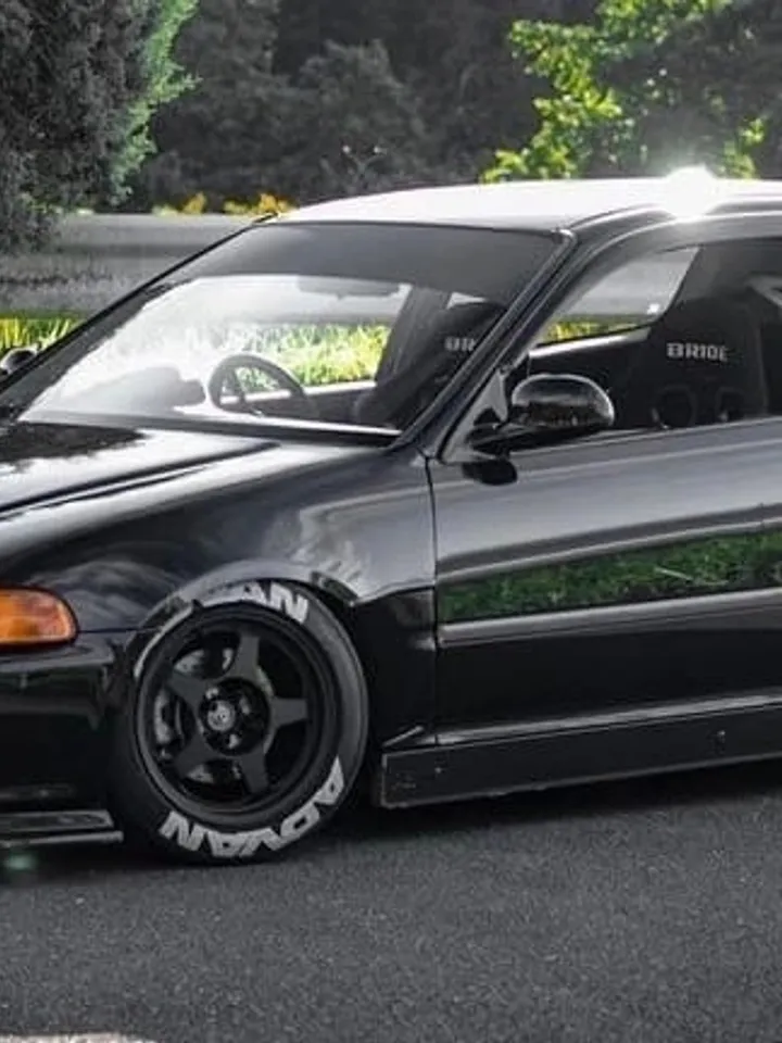Aluminum Side Skirts Time Attack 4" for Honda Civic 92-95 Eg 3 dr eg6