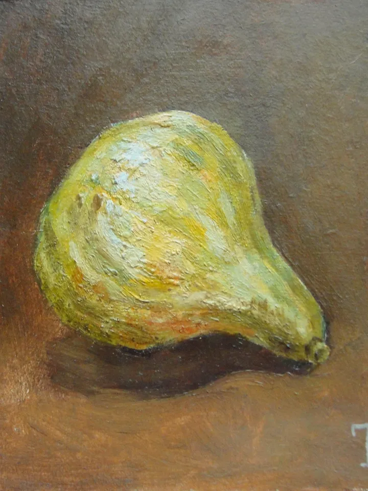 "Fig" oil small painting fruit stilllife original wall art picture artwork