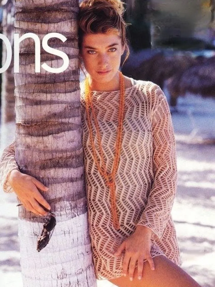 Lace tunic pattern, women ladies tunic pdf , sweater knitting pattern pdf