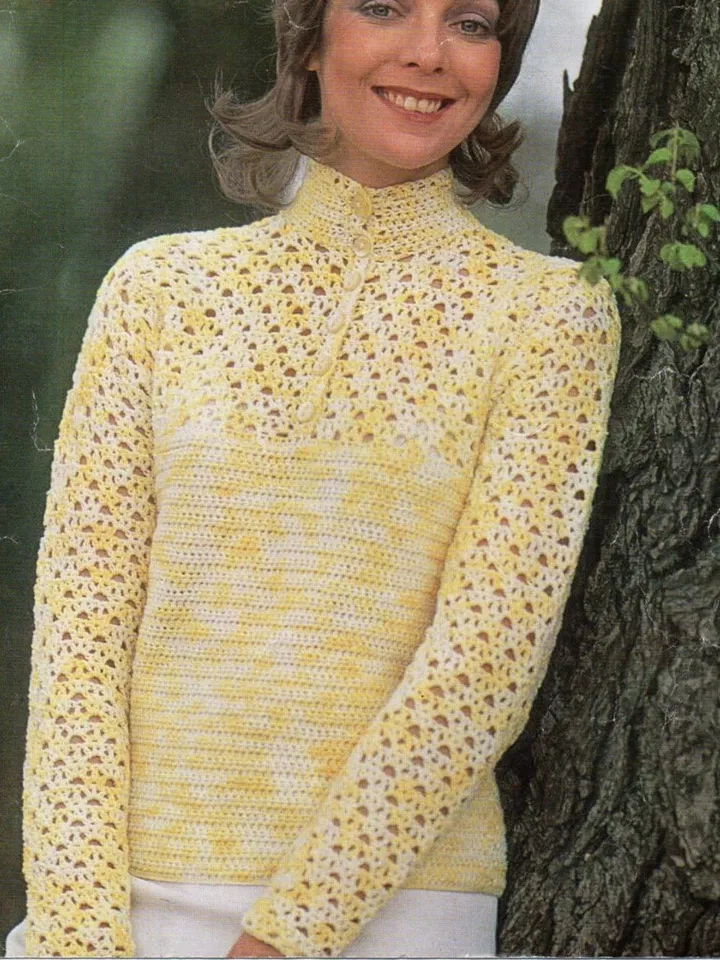 Crochet sweater pattern summer sweater, crochet women top pdf