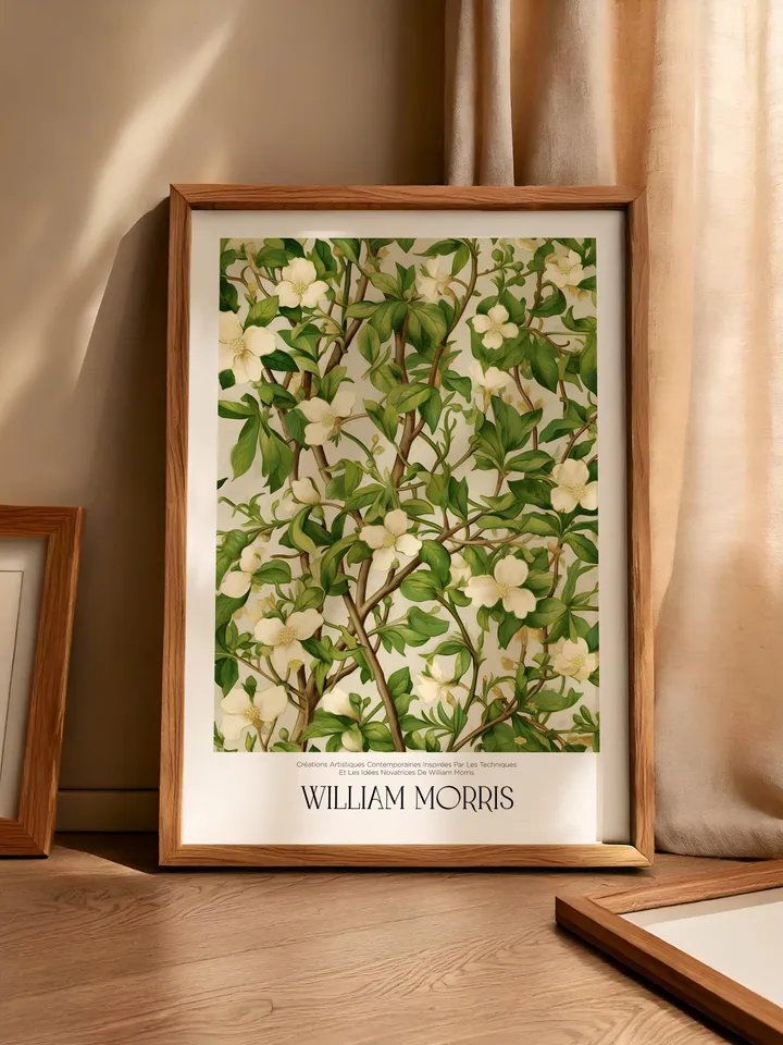 William Morris Wall Art, Vintage Botanical Print, Floral Poster Arts Decor, Digital Download, William Morris Print Digital Download AA14