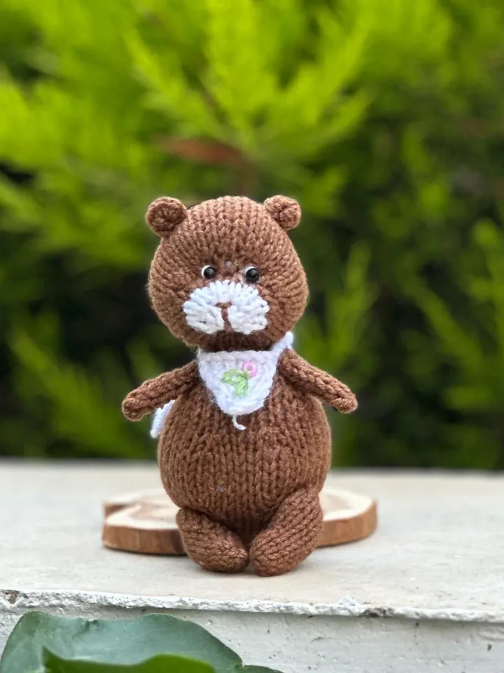 PDF Bear Knitting Pattern, Knitted Toy Tutorial, Knitted Animal Pattern Teddy