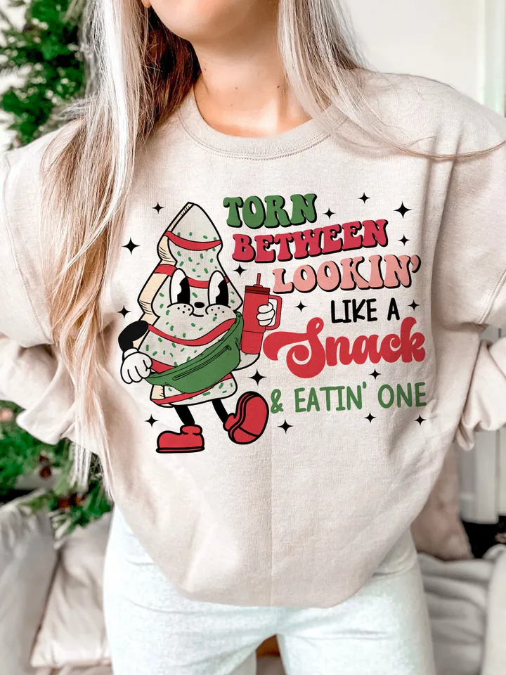 Torn Between Lookin' Like a Snack and Eatin' One SVG, Western, Stanly Tumbler Bougie png, Sublimation Digital Download