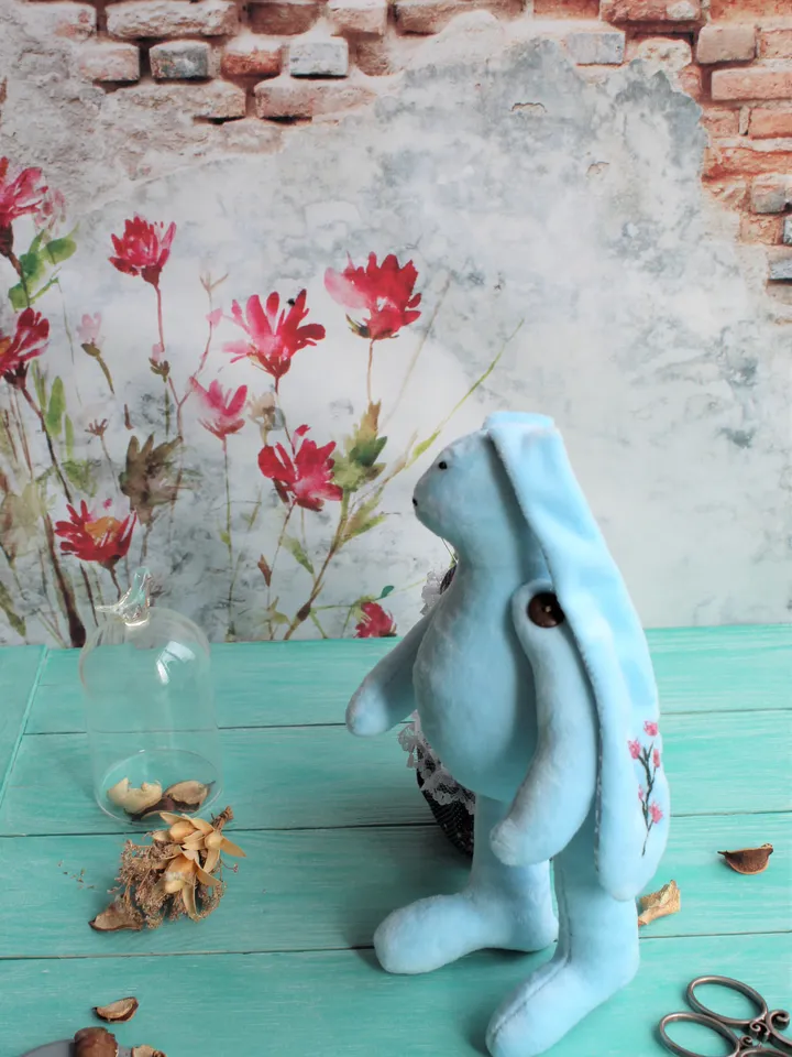 Stuffed animal pattern – Bunny Toy sewing pattern - Christmas gift idea