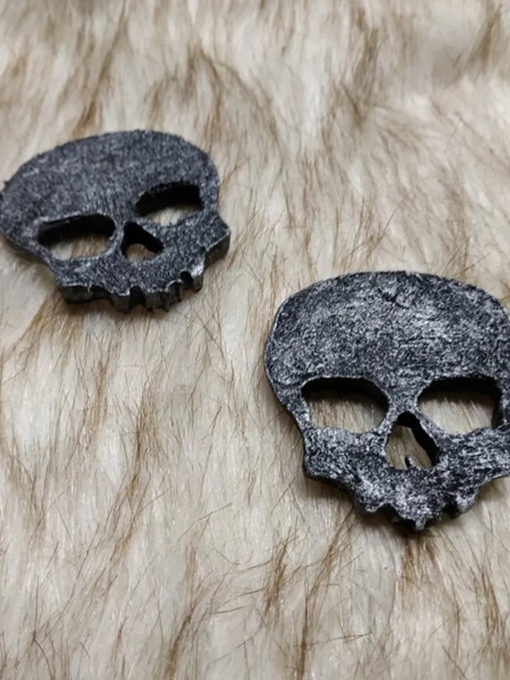 Skull - sign of the skull - decoration for weapons and armor - bas-relief for we