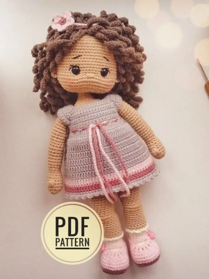 Pattern doll, dress