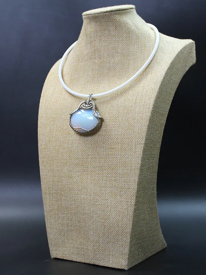 Wire Wrapped Stone Pendant