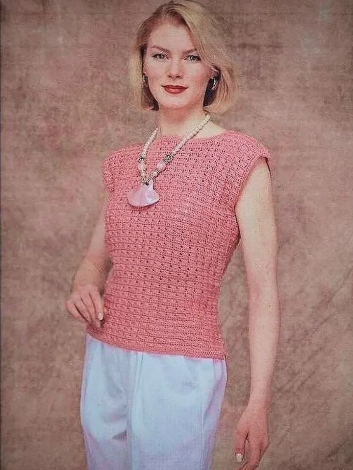 Top crochet pattern, lace summer top crochet pdf, crochet pattern top women ladies instant download