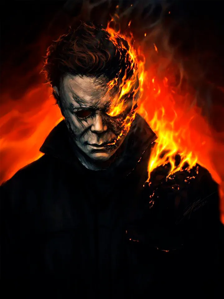 Michael Myers Original oil painting