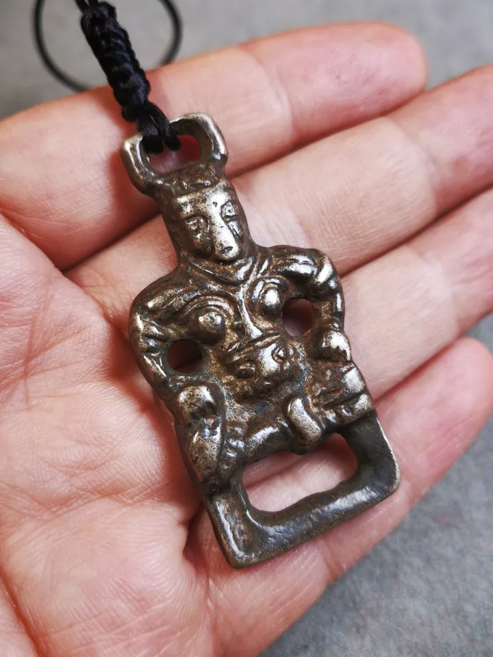 Gandhanra Antique Tibetan Buddhist Statue Badg