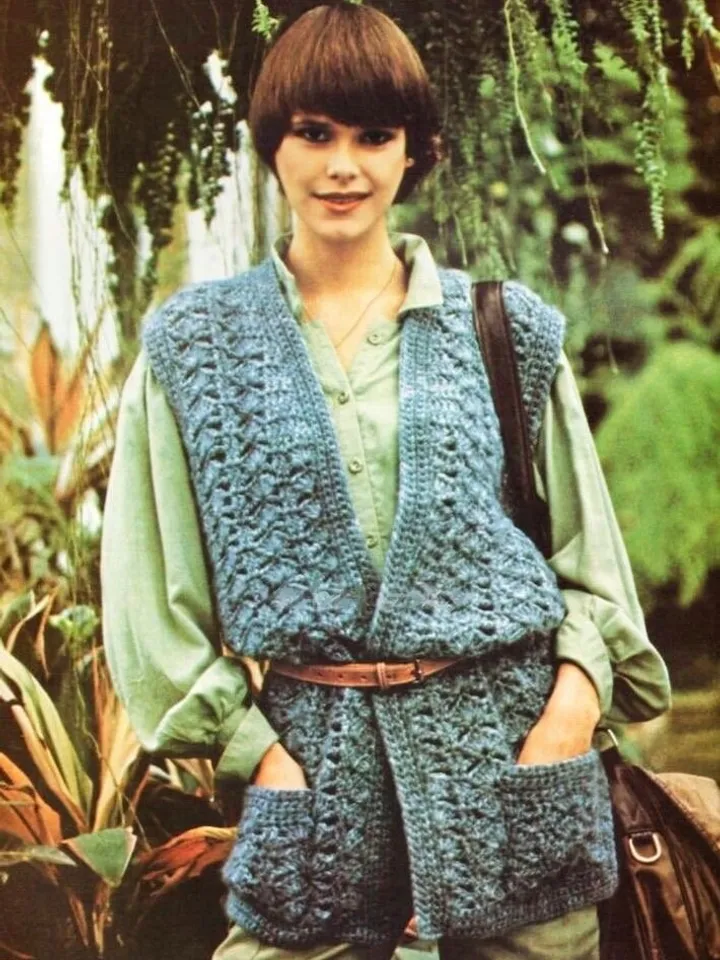 Waistcoat women crochet pattern, vest crochet pattern , cardigan crochet women pdf