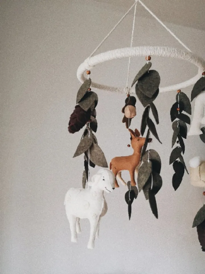 Baby mobile, Woodland mobile,Forest baby mobile