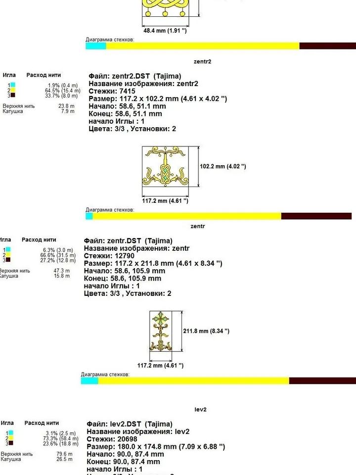 "EMB Lions" working files for machine embroidery