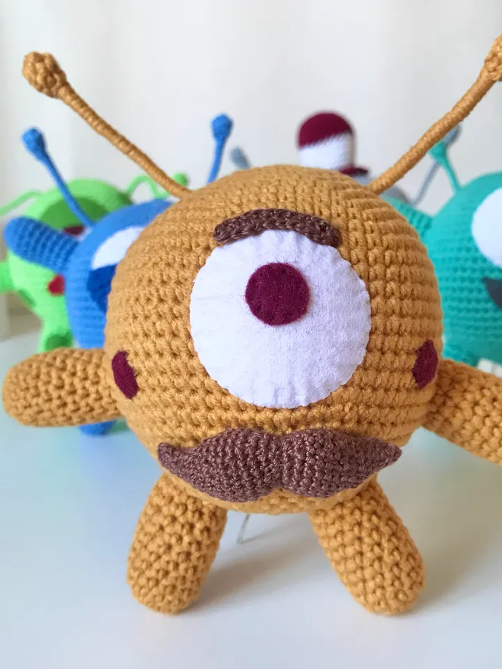 Crochet pattern Brothers Martians
