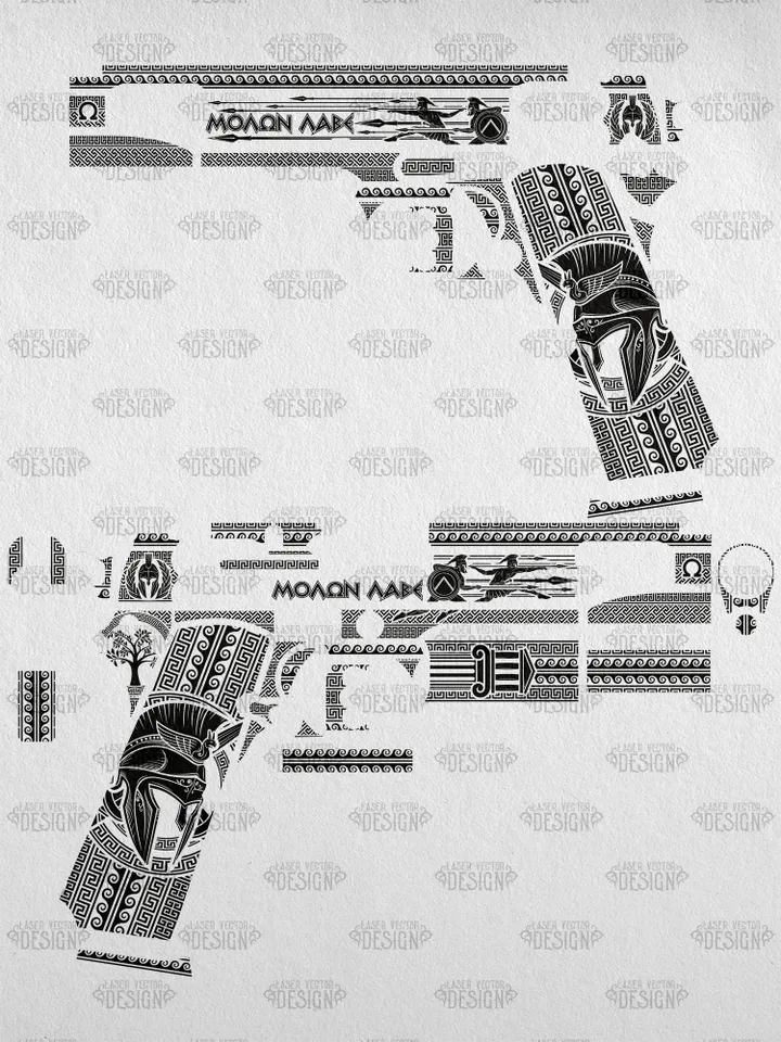 VECTOR DESIGN Smith & Wesson SW 1911 Molon labe