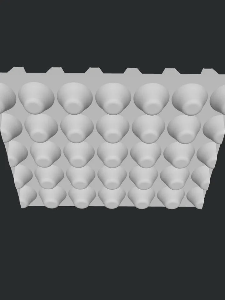 3D MODEL Miniature big egg box model ready to print