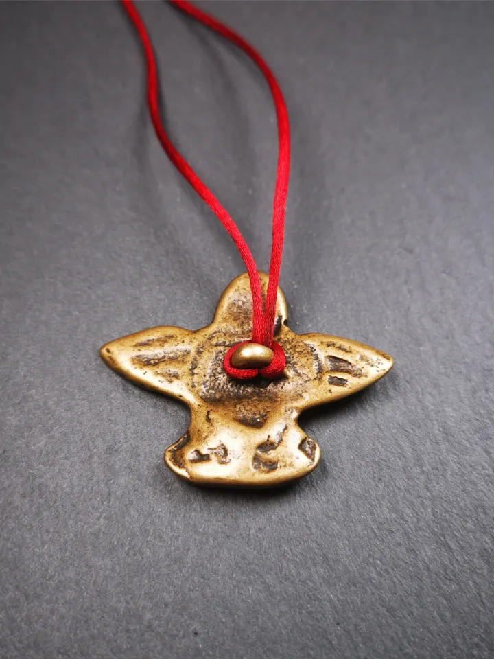 Gandhanra Antique Tibetan Buddhist Amulet Pendant - Garuda - The Golden-Winged Bird, Crafted from Copper,1.65&quot;
