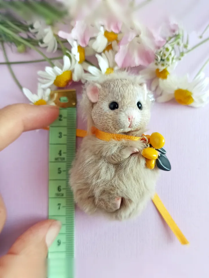 a Hamster art doll