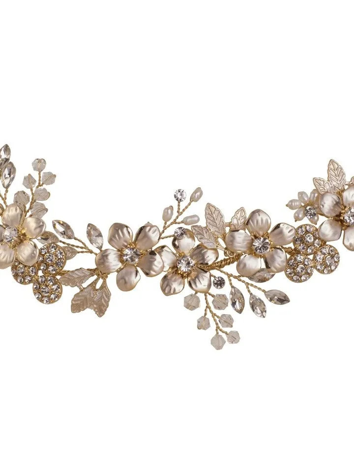 Boho Flowers Wedding Headband