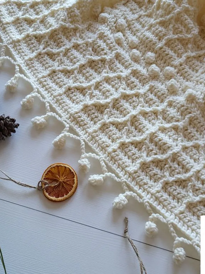 CROCHET PATTERN Cozy crochet blanket pattern pdf DIY Crochet Blanket Christening Shawl Pattern pdf Chrochet Pattern Baby blanket Pattern