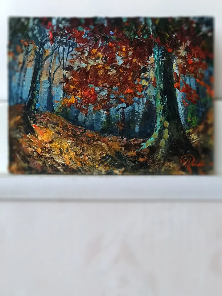 The Enchanted Forest, original signed oil painting