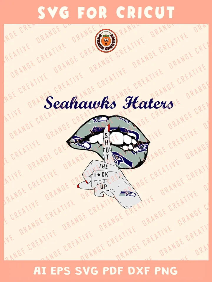Seahawks Haters Svg, NFL Seattle Seahawks Team Svg, NFL Football SVG for cricut, Seahawks Team Gift For Fan, Svg Files for Cricut, Png, Dxf, Digital Download