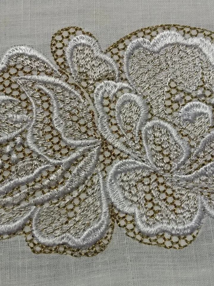 Vintage roses 6x10 not FSL Embroidery Design DIGITAL EMBROIDERY