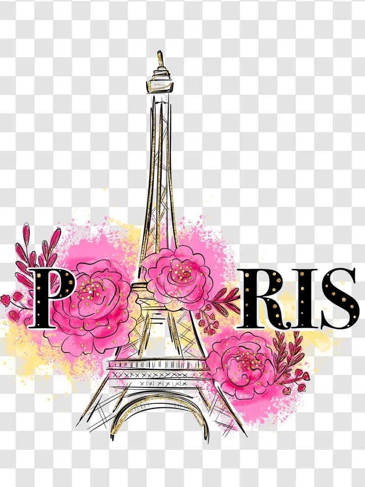 Eiffel Tower png, Eiffel Tower T-shirt design, Pastel clipart, Fashion art, Fashion Clipart, Fashion print, Paris clip art, Paris png