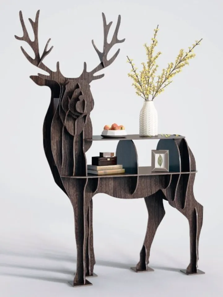 Digital Template Cnc Router Files Cnc Deer Files for Wood Laser Cut ...