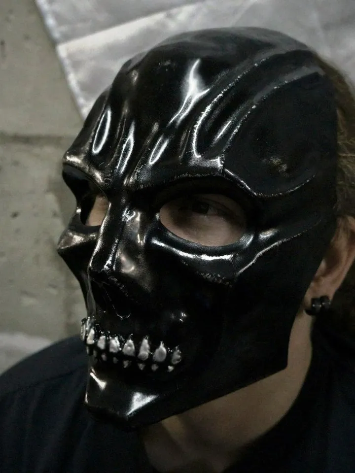 Scull mask - Adult mask - custom made mask - masquerade mask - sculptural - larp