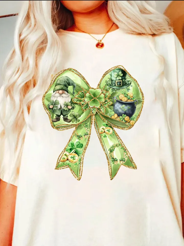 St. Patrick’s Day Coquette Bow PNG, St Patricks Coquette PNG, Coquette PNG, Glitter Faux Disco png, St Patrick's Day png,Glitter Shiny Irish