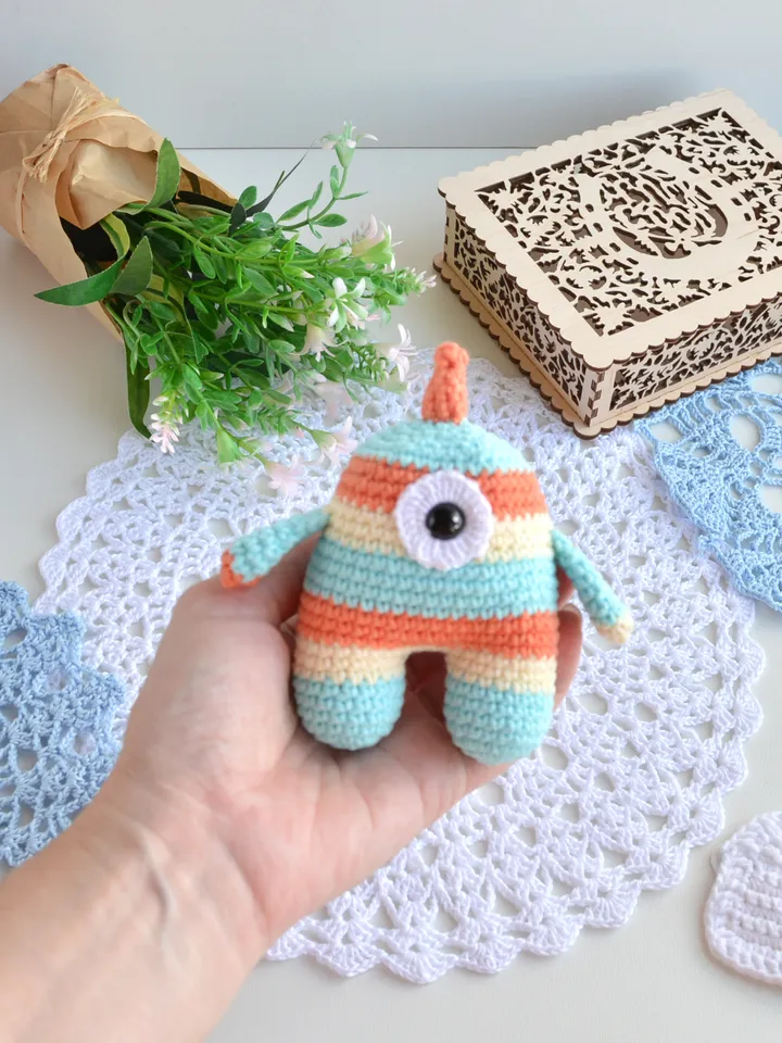 Monsters crochet pattern, Amigurumi crochet pattern PDF