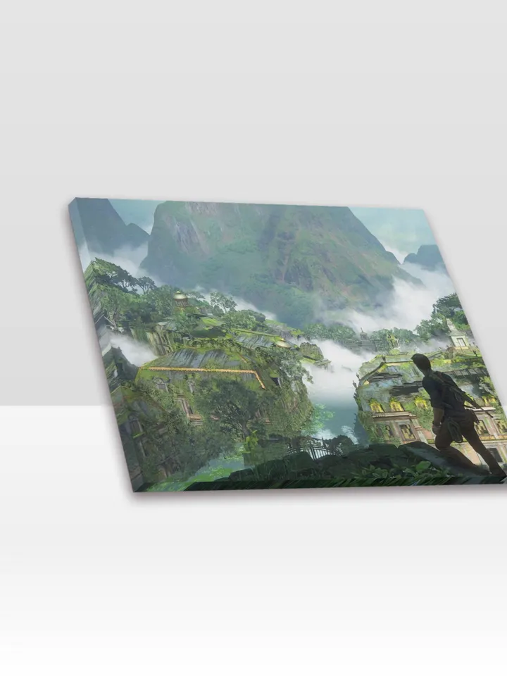 Uncharted Frame Canvas Print