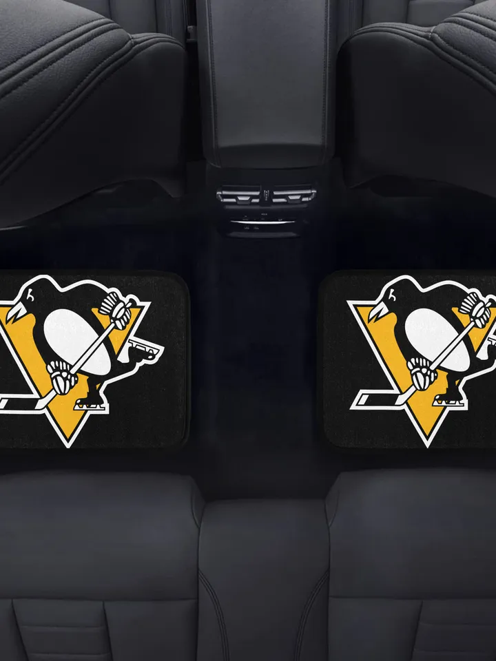 Pittsburgh Penguins Back Car Floor Mats Set of 2