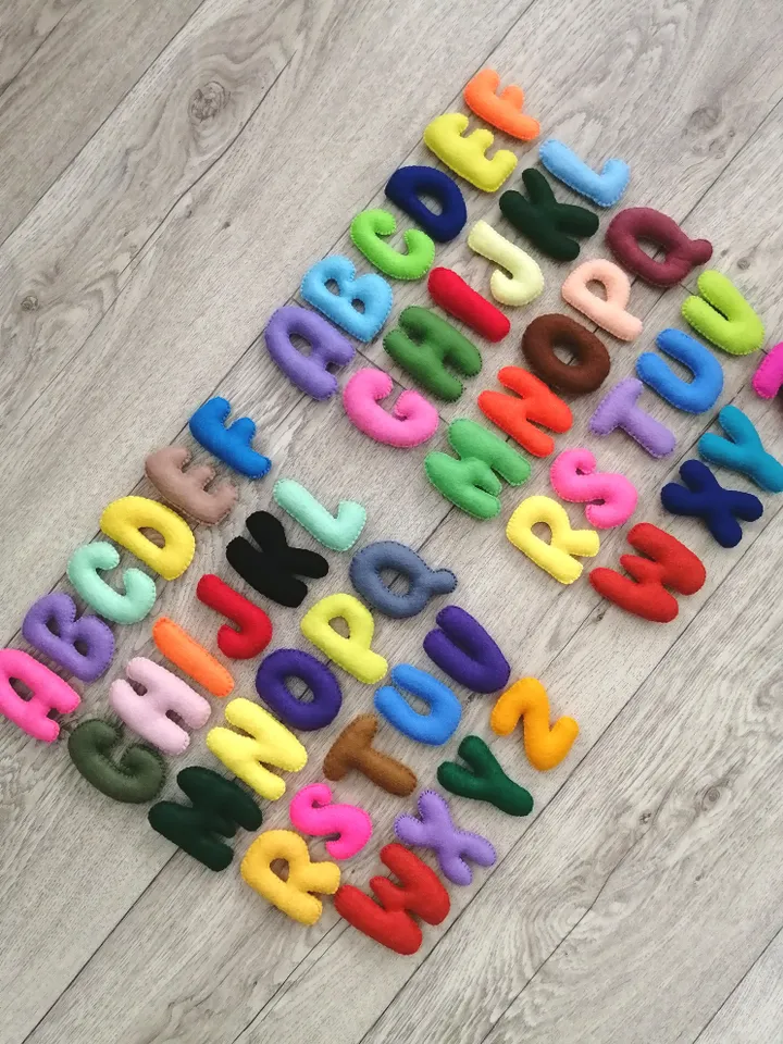 Huge 52 letter English alphabet for preschool children and homeschooling