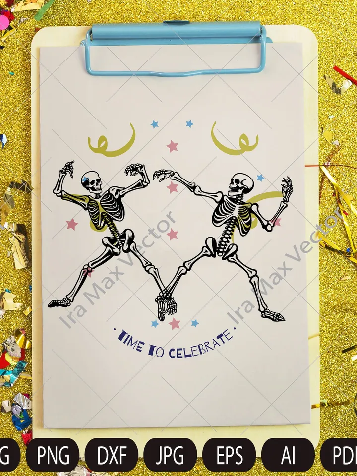 Skeleton svg, Dancing skeleton svg, halloween skeleton svg, skeleton dance svg, spooky season svg, Skull svg, funny halloween svg, Skeletons