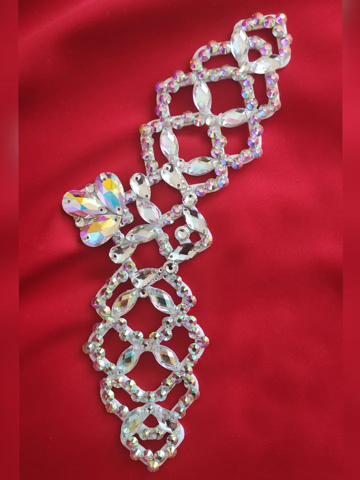 Felt diadem for aesthetic gymnastics