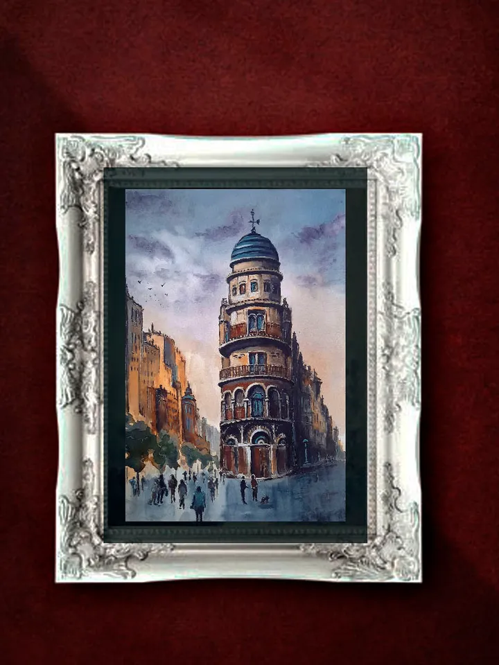 Watercolor painting. Seville, Andalusia. 21x30cm (8.3х11,7inches)