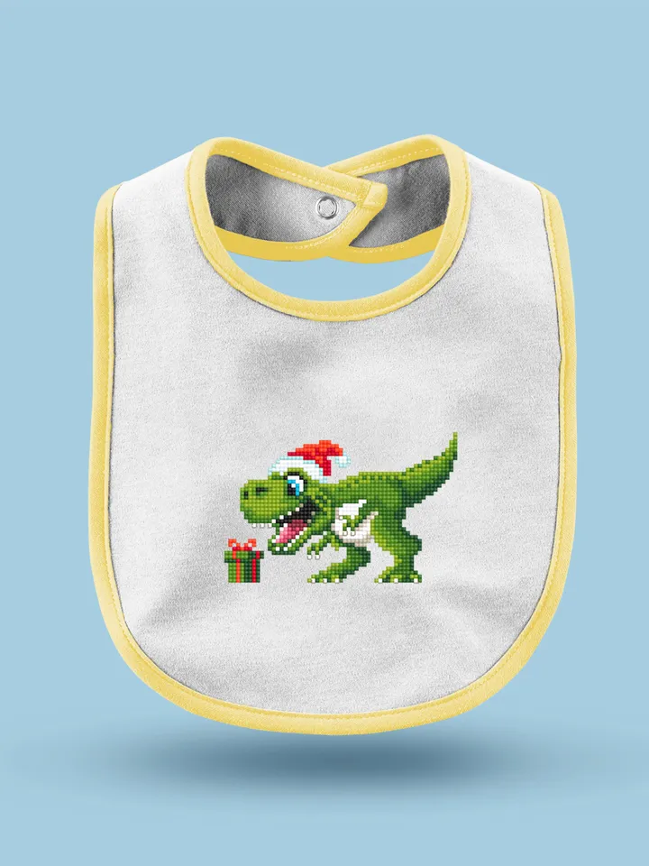 Funny dinosaur christmas cross stitch pattern PDF download, Set of 2 small dinosaur cross stitch chart, Cute dino pattern digital PDF #N112