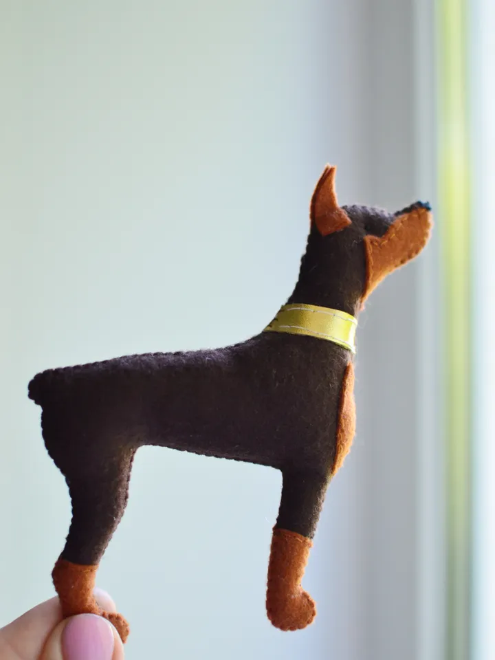 Baby mobile with puppies Doberman for Nursery decor, Dog crib mobile , Custom mobile