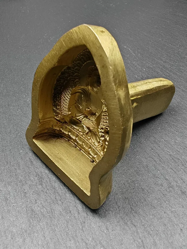 Medicine Buddha Tsa Tsa Mold,4.5cm Height Bhaisajyaguru ,Gandhanra Unique Tibetan Buddha Statue Mould For Making Clay Statue,Tsha Tsha