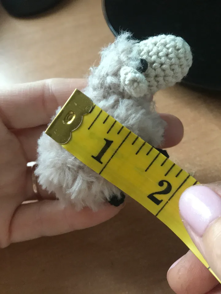 Crochet pattern Sheep 4cm/1.5inch