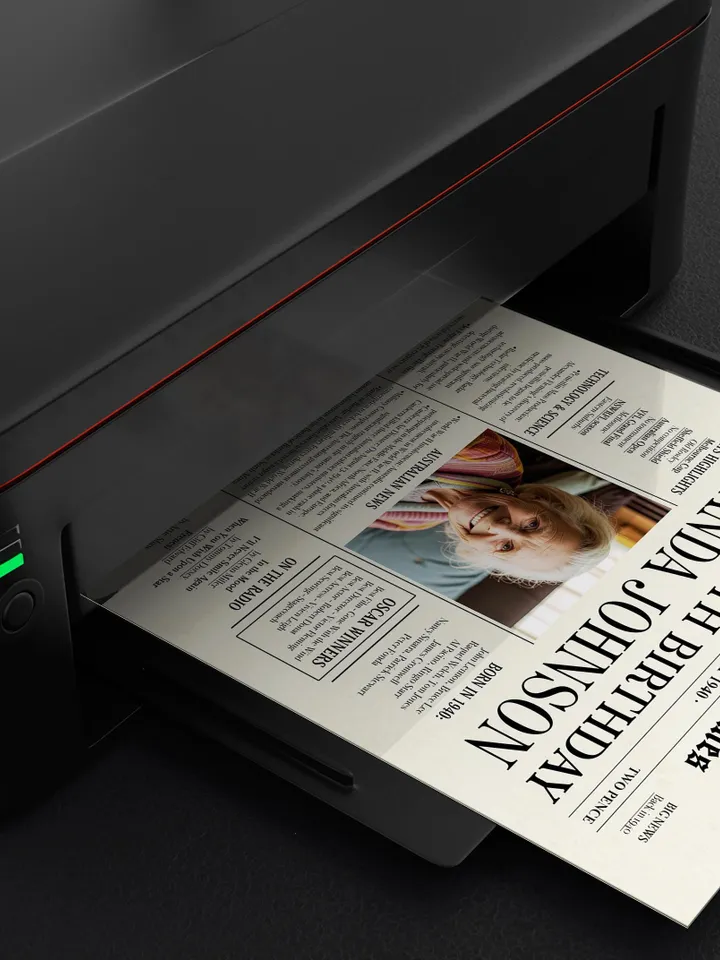 85th Birthday Australia Newspaper poster gift, 1940 Personalized Printable 1940 Australian facts, 85th Birthday Decoration Back in 1940