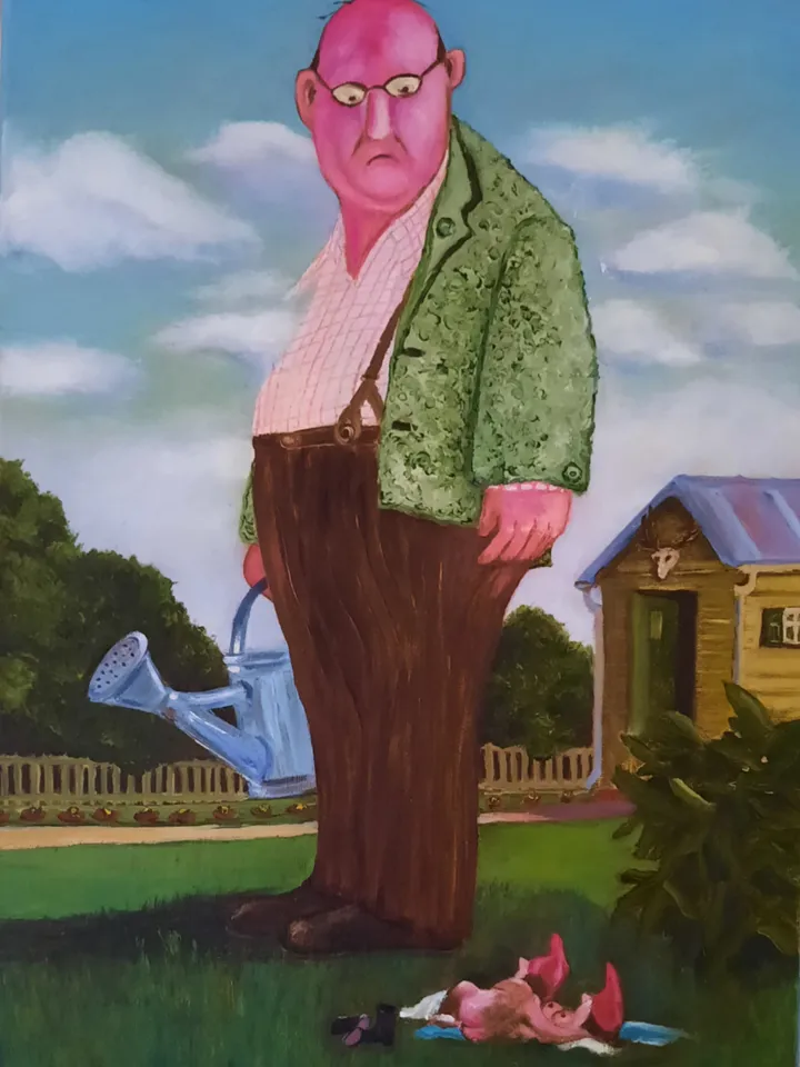 Funny Art Funny painting Humor Art