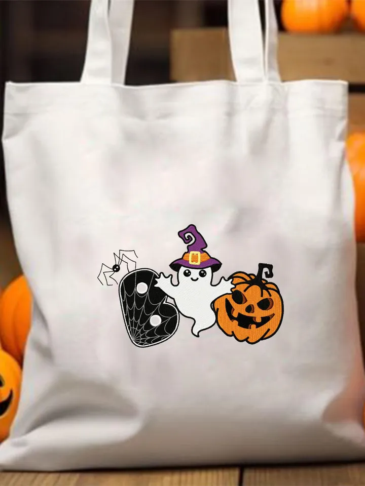 Boo embroidery file machine embroidery pattern 3 size Halloween embroidery design, Halloween pumpkin pattern, Kawaii boo ghost download #R38