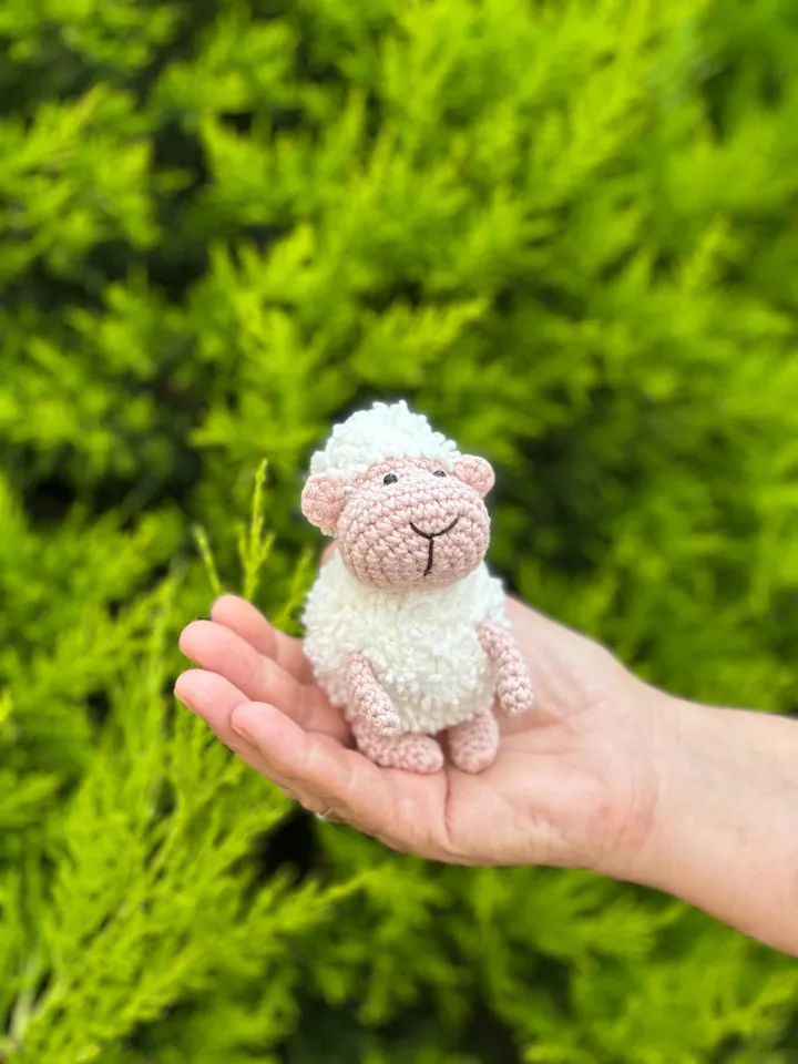 PDF Lamb Crochet Simple Pattern, Crochet Toy Tutorial, Crochet Animal Pattern Sheep