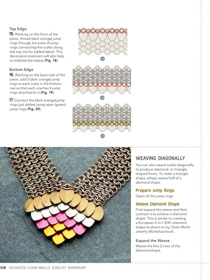 Advanced Chain Maille Jewelry Workshop - Weaving with Rings and Scale Maille